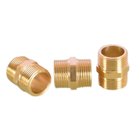 Personnalisé tout hexagone mâle forgé égal réducteur raccord laiton gazole Pex connecteur tuyau plein cuivre accessoires de plomberie