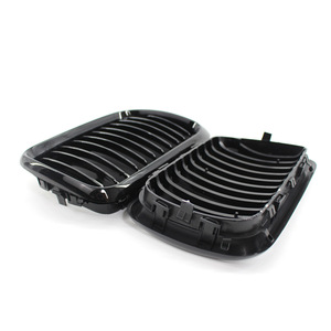Parrilla delantera para BMW E36, negra brillante, de plástico ABS, para modelos de 1997 a 1999 - Product Image 2