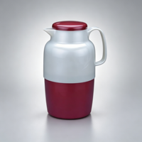 Majlis Assembled 3L Pot isotherme à large ouverture avec coque en plastique et intérieur en verre pour la salle d'accueil du Ramadan, pour la chaîne de magasins du Golfe, en stock pour la revente