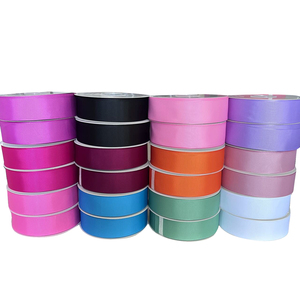 <span class=keywords><strong>Ruban</strong></span> gros-grain durable Boca en vrac, tissu texturé multicolore pour accessoires capillaires et projets de branding - Product Image 2