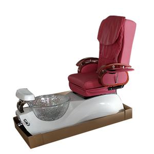 Chaise de pédicure de luxe avec bain de pieds, massage, repose-pieds, lavabo, salon de beauté, chaises de massage des pieds inclinables - Product Image 5