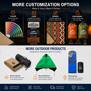 Wholesale Custom Logo Luxury Warm 20% Polyester 80% Knitted Woolen Jacquard <b>Blanket</b> for Home Outdoors <b>Picnic</b> Camping - Product Image 5