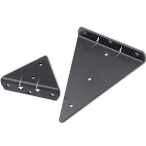 Soportes de Pared Triangulares Zuogang, Resistentes, Ajustables, Adhesivos, Dorados, Ocultos, para Estantes, de Guangdong - Product Image 2
