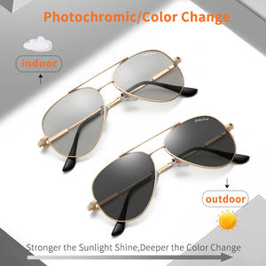 Gafas de Sol de Piloto Grises Unisex, Montura Completa, Lentes TAC, UV400, Polarizadas, Ligeras, Antideslumbrantes - Product Image 3