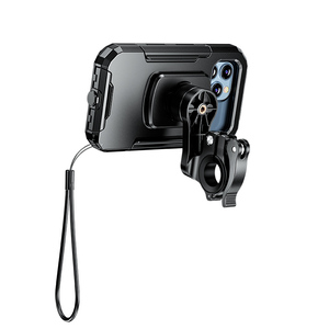 Support de guidon de vélo universel 360 Rotation étanche à dégagement rapide support de boîtier de téléphone portable accessoires de moto - Product Image 6