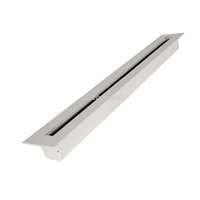 Pièces de CVC d'usine Grilles à courant alternatif en aluminium Grille d'alimentation en air en métal Ventilation barre linéaire diffuseur diffuseur pour projets MEP