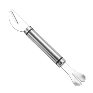 Stainless Steel Intestinal Spatula Double Headed For Chicken Duck Goose Intestine Cleaning Degreasing <b>Tool</b> - Product Image 4