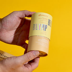 กล่องกระดาษคราฟท์ทรงกลมทรงกระบอกสำหรับบรรจุชาเกรดอาหารสั่งทำได้ - Product Image 1