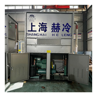Équipement de réfrigération à échange thermique Compresseur Congélateur Condenseur Moteur Ammoniac Refroidissement par évaporation Chambre froide Grande Industrielle