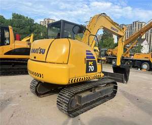 Excavatrice Komatsu Pc70 d'occasion en excellent état, mini-excavatrice Komatsu Pc 70, excavatrice hydraulique sur chenilles, à vendre - Product Image 1