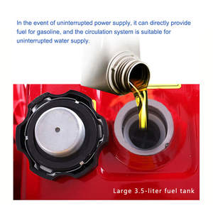 Pompe à eau diesel refroidie par air, modèle de pompe à eau diesel à pression pour le pompage d'eau des rivières, des canaux et des puits agricoles - Product Image 2