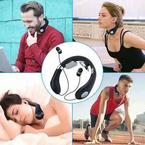 Écouteurs tour de cou Bluetooth 5.0 portables intra-auriculaires 2-en-1 avec masseur de nuque pliable - Product Image 5