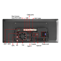 Meihua 12,3 pouces Qualcomm 4G WIFI Caméra 360° GPS Lecteur DVD de voiture Unité principale Android Stéréo de voiture pour Audi A4 A4L A5 S5
