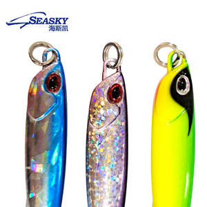 Aigoduo — leurre slim en métal de haute qualité, appât artificiel souple idéal pour la pêche à la turlutte, dans l'eau salée, 25g - Product Image 2