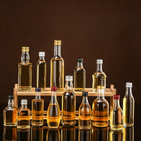 Botol Minuman Beralkohol 50ml, Minuman Keras, Anggur, Wiski, Botol Sampel Mini Kecil dengan Tutup Sekrup, Hot Stamped
