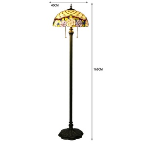 Lámpara de pie de vitral Tiffany LongHuiJing para restaurante - Product Image 5