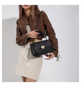 Korean Latest Design Ladies Handbag 2024 New Fashion Design Handbags Simple China Supplier Bag