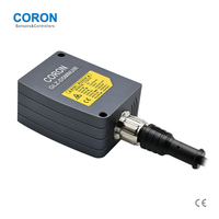 Capteur de distance laser CORON GLZ-D10MPUIR, analogique PNP 0-10V 4-20mA RS485, connecteur M12, portée de détection longue distance 0,1-10 mètres