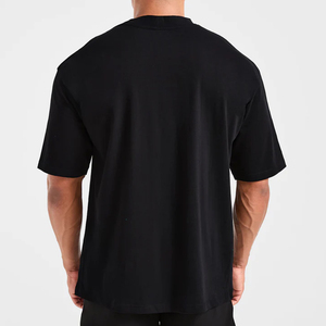 เสื้อยืดโอเวอร์ไซส์สไตล์วินเทจสำหรับผู้ชาย พิมพ์โลโก้ได้ ผ้าฝ้ายพรีเมียม 100% เนื้อนุ่ม น้ำหนักเบา เป็นมิตรกับสิ่งแวดล้อม มีจำหน่าย - Product Image 2
