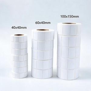Rouleau d'<span class=keywords><strong>étiquette</strong></span>s thermiques directes personnalisées OEM 4x6 100x150mm sans BPA, <span class=keywords><strong>étiquette</strong></span>s d'expédition en gros pour entrepôt e-commerce - Product Image 2