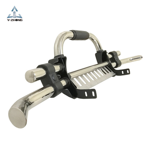4x4 Pickup Truck Nudge Bar Bull Bar Pare-chocs avant en acier inoxydable pour Ford Ranger <span class=keywords><strong>T6</strong></span> T7 T8 T9 Raptor F150 Navara NP300 D40 D22 - Product Image 4