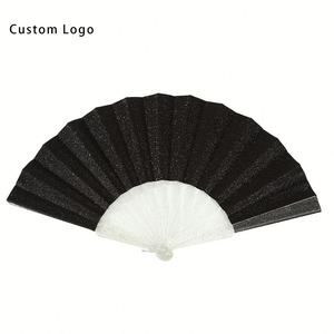 Abanico de Mano de Plástico PE con Flores Artificiales - Perfecto para Decoración del Hogar y Regalos Empresariales - Product Image 1