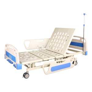 Cama Médica Manual OEM, Cama <span class=keywords><strong>de</strong></span> <span class=keywords><strong>Cuidado</strong></span> para <span class=keywords><strong>Pacientes</strong></span>, Cama Médica Geriátrica con Ruedas, Respaldo Móvil y Ajustable - Product Image 6