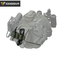 IDOGEAR 500DNylon Casque Tactique Support de Batterie Vision Nocturne Élastique Fixe Auto-Défense Fourniture avec Pochette CR123A