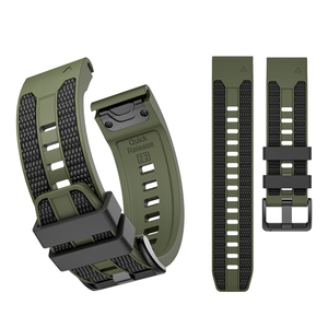 Bracelets de sport ajustables étanches en silicone bicolore 22 mm à libération rapide Win-Win élégants pour <span class=keywords><strong>Garmin</strong></span> Fenix 8 Pro - Product Image 1