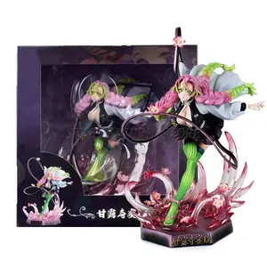 GK Kanroji <span class=keywords><strong>Mitsuri</strong></span> Action Figure Statue 22cm PVC Nouvelle Collection <span class=keywords><strong>Figurine</strong></span> Ornements Modèle Jouets - Product Image 1