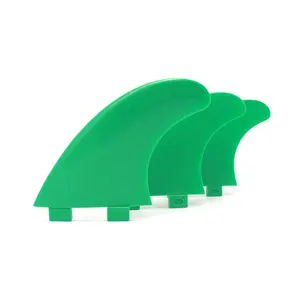 UNDERICE a buon mercato in plastica pinna futura Base per il surf pinne G5 Set personalizzate doppie linguette in fibra di vetro pinna Longboard medie dimensioni