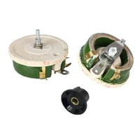 Resistencia Variable de Disco Cerámico de Alta Aislación 25W-500W, Reóstato Ajustable para Calibración de Circuitos de Precisión