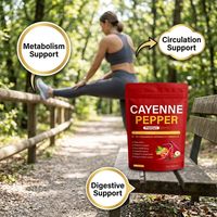 Capsules molles de piment, divers extraits végétaux pour le soutien immunitaire des adultes, 240 capsules/flacon, export transfrontalier, vente directe d'usine