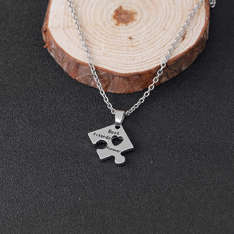 Set Di 3 Braccialetti Migliori Amici Con Ciondolo Cuore Inciso 'Best Friend Forever' - Regalo BFF