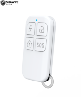 Tuya Pengendali Jarak Jauh Nirkabel WiFi ABS Portabel Sensor Gerak PIR Rentang Deteksi 10-20m Kontrol Aplikasi untuk Sistem Alarm Rumah