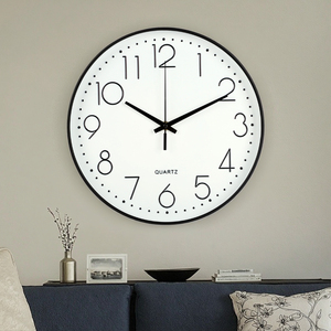 8 inch Đồng hồ treo tường hiện đại 8 inch Pin hoạt động đồng hồ im lặng không đánh dấu nhỏ analog cho phòng khách, văn phòng, nhà, phòng ngủ - Product Image 1