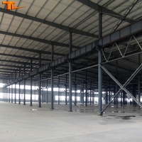 Usine en acier préfabriquée sur mesure avec structure de portique en poutre H durable