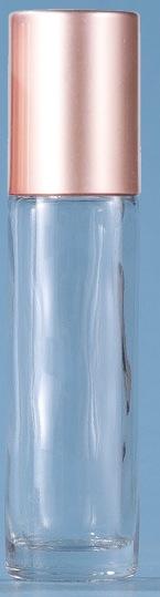 Clear bottle+matte cap