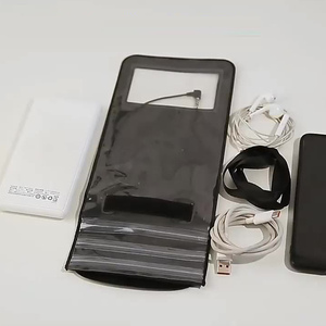 Sports Versatile Large Size IPX8 Touchable <strong>Waterproof</strong> Mobile <strong>Bag</strong> TPU <strong>SmartPhone</strong> Pouch with Headphone Port - Product Image 1
