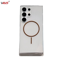 Étui de téléphone ultra-fin haute définition antichoc, compatible avec S24 Plus S25 Ultra S24FE, coque magnétique sans fil, étui de protection