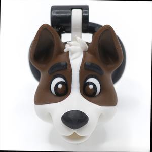 แหวนล็อคหัวสุนัขการ์ตูนคุณภาพสูงดีไซน์เดียวล็อคล็อคได้ทั้งแบบผู้ชายและส่วนล่าง - Product Image 3