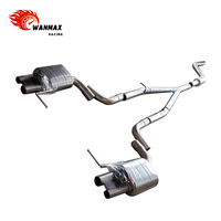 Système d'échappement Catback Performance avec doubles silencieux pour BMW F10 F11 520i 528i N20 2.0T en acier inoxydable à quatre sorties 2011-2016