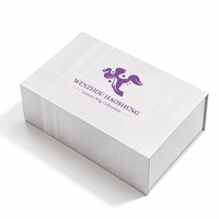 Boîte rigide magnétique One Piece avec doublure intérieure en satin pour bijoux, cosmétiques, montres, perruques et emballages multi-industriels