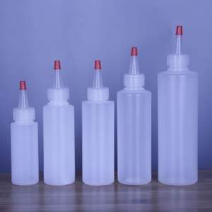 Bouteille PET en plastique PE avec bouchon torsadé Gamme 60ml-500ml pour huiles Lotions Liquides ou emballages alimentaires Impression de logo personnalisable - Product Image 1