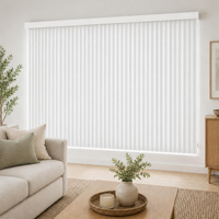Stores verticaux pour portes coulissantes en verre avec contrôle de la lumière réglable et intimité intérieure