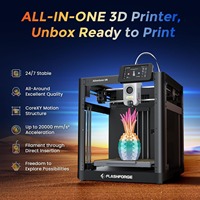 FLASHFORGE Adventurer 5M Printer 3D Otomatis Penuh dengan Penyetelan Satu Klik Kecepatan Tinggi 600mm/s 220x220x220mm Baru