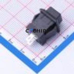 MPS01-BBCAA03-A-R Push Button Switch Through hole Component (THT) Switch Self-Locking Square Button 3A Black - Product Image 1