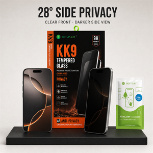 ฟิล์มกันรอยแบบป้องกันความเป็นส่วนตัวคุณภาพสูงสำหรับ iPhone 17 18 Pro Max รุ่น Professional Privacy King Kong 9 กระจกนิรภัย - Product Image 4