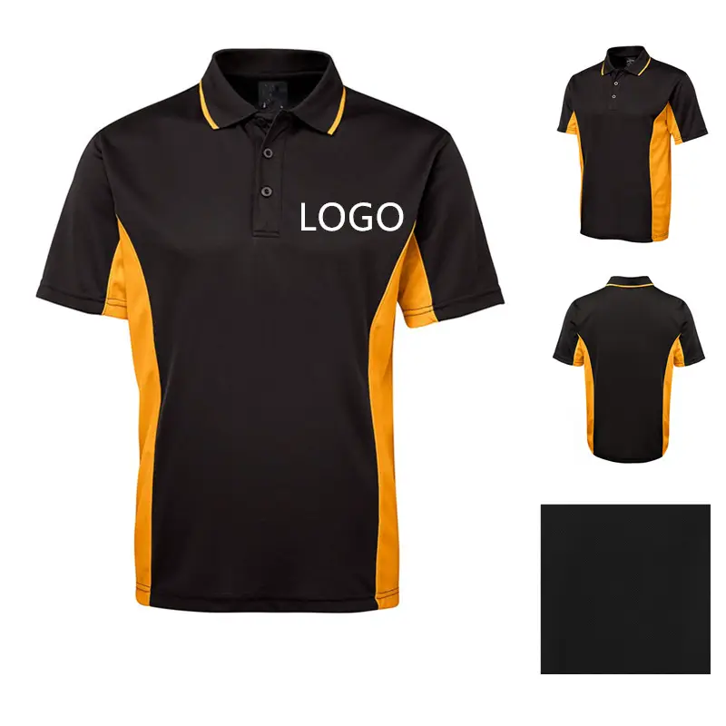 Polo personalizado de alta calidad para hombre, camisa masculina de alta calidad con diseño de uniforme de la empresa, venta al por mayor, con su logotipo