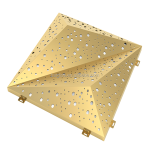 Revêtement mural 3D en aluminium PVDF pour la décoration de façade - Product Image 1